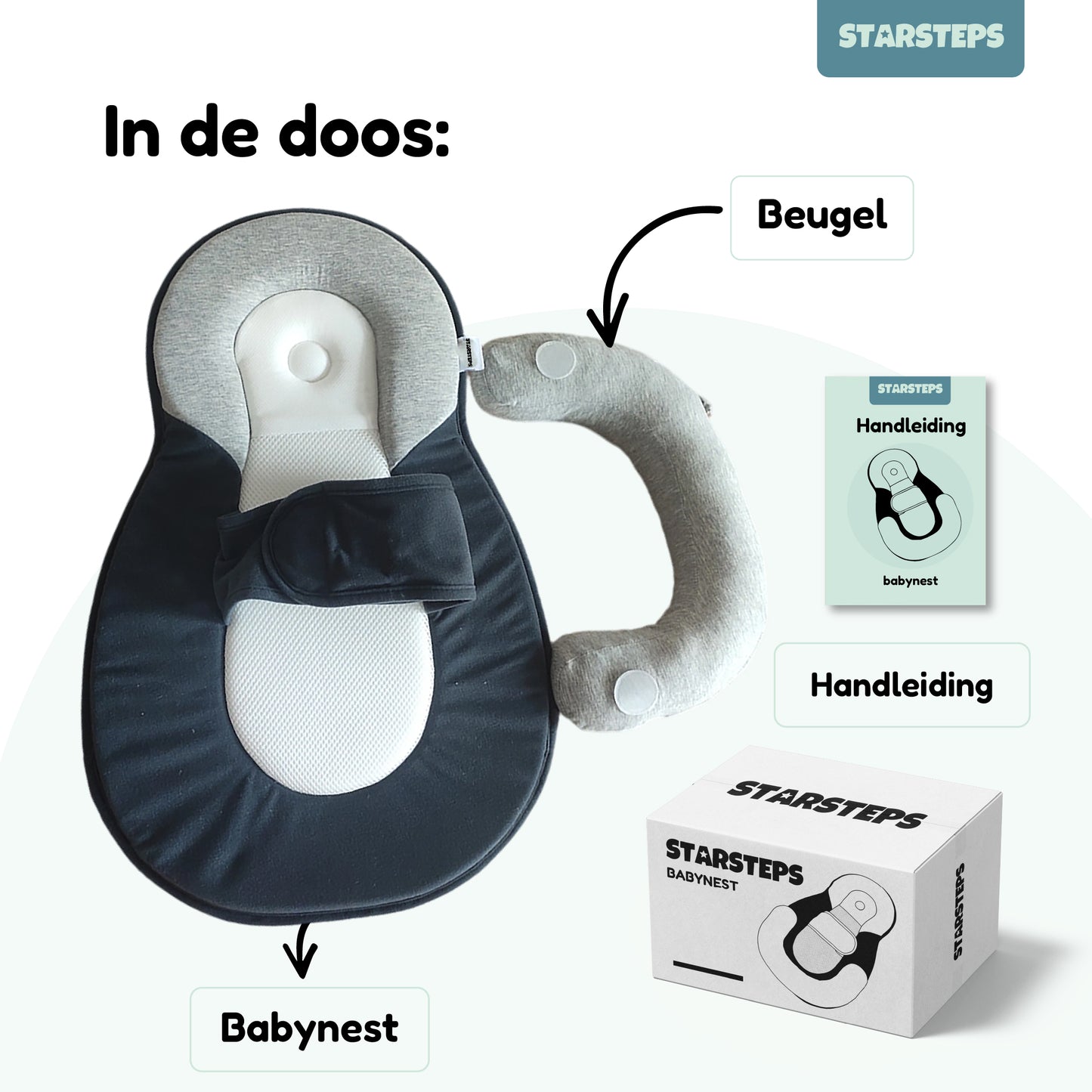 STARSTEPS® - Babynestje - Babynest
