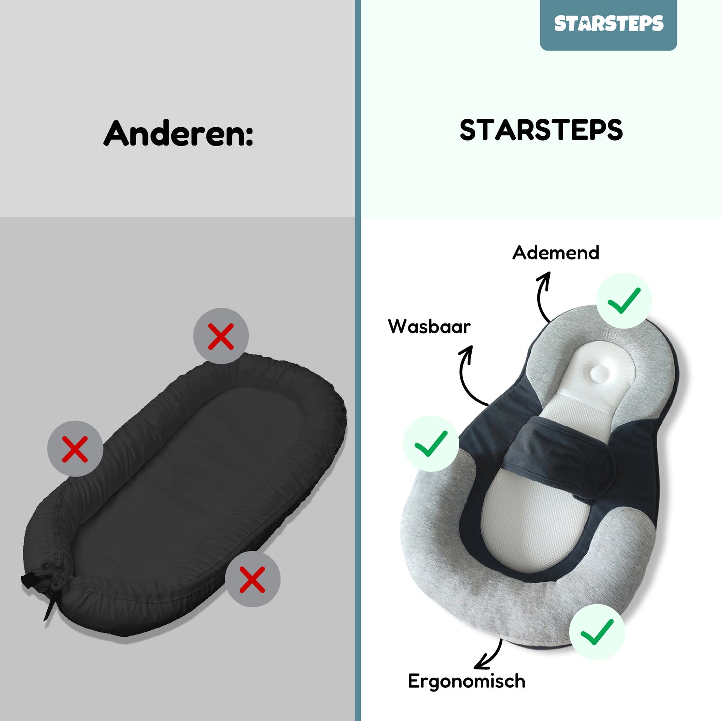 STARSTEPS® - Babynestje - Babynest