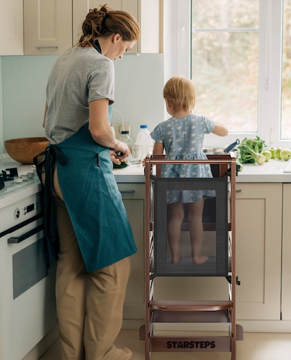 Veilig koken samen met starsteps leertoren